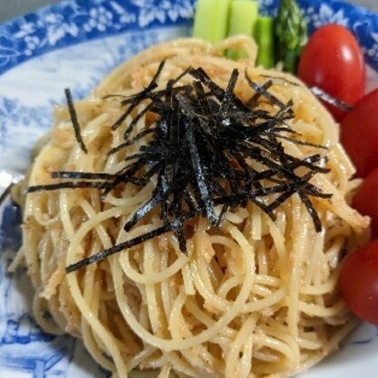 レシピを参考にさせていただき、明太子ふりかけからスパゲティを作りました。ありがとうございました。